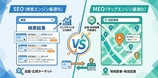 SEOとMEOの違い