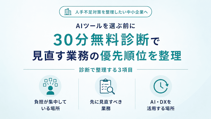 公式LINEで受けられる無料診断のご案内バナー